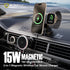 2-in-1 Magnetic Wireless Car Mount Charger Phone Holder MCC-215M