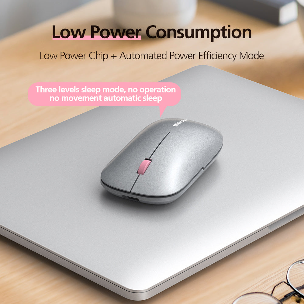 Rechargeable 2.4G + Bluetooth Wireless Mouse