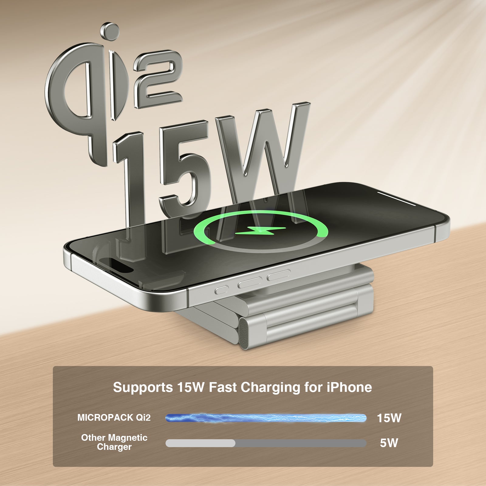 3 in 1 Magnetic Wireless Charging Station WCP-315