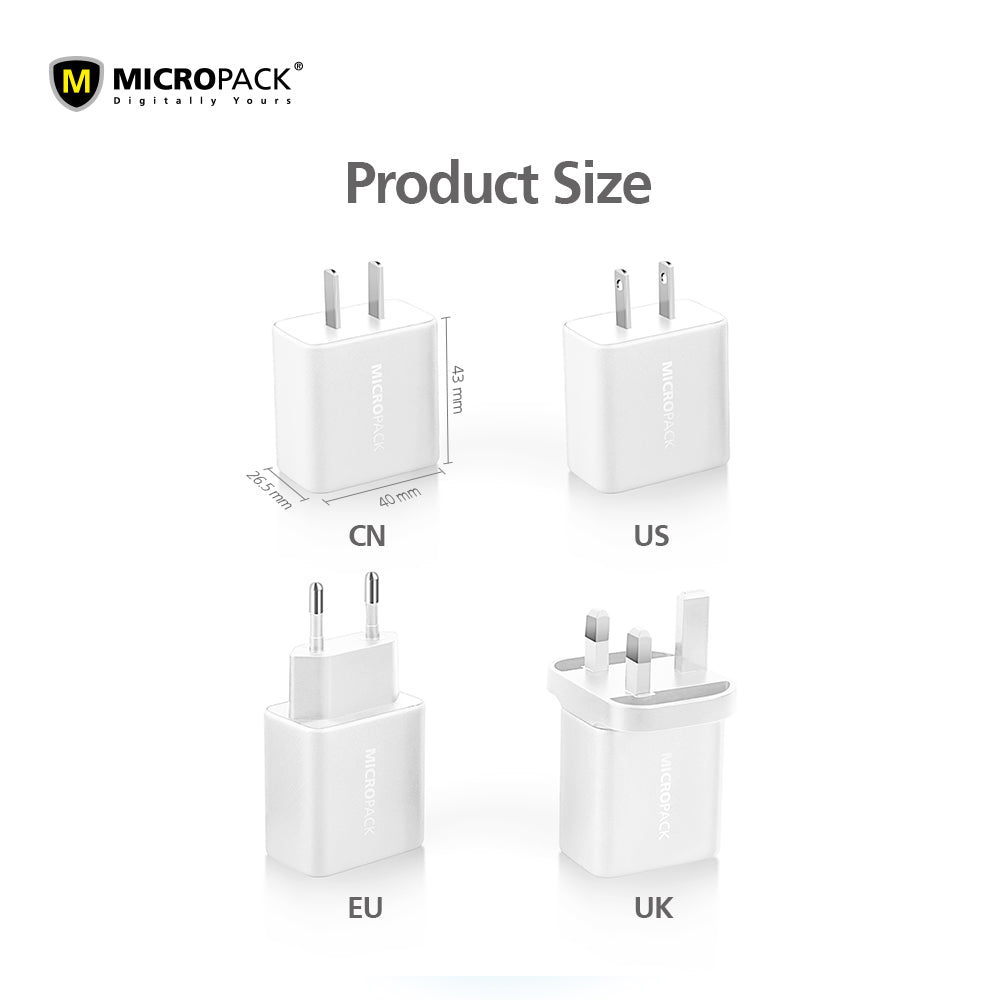 USB Wall Charger 33W + White USB to USB-C Cable, Official Xiaomi Product